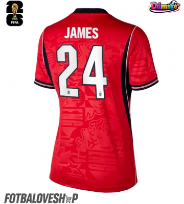 Anglie Reece James #24 Dámské Venkovní Dres MS 2026 Krátký Rukáv